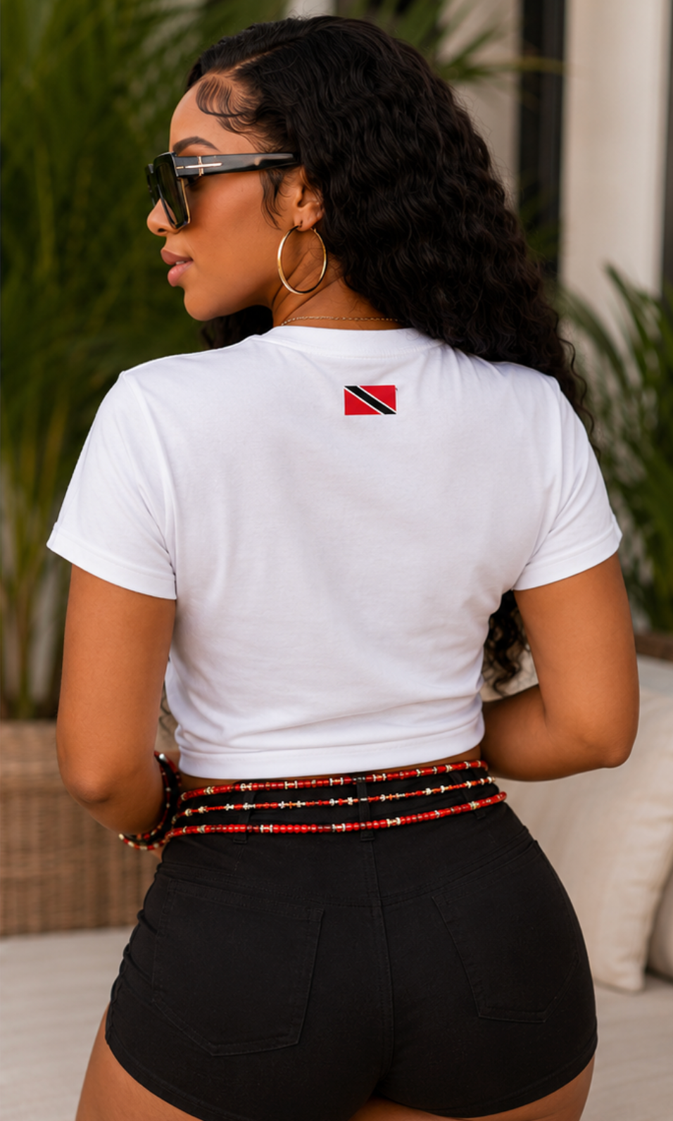 🇹🇹 Island Girl Hibiscus T-Shirt | Trinidad & Tobago Collection