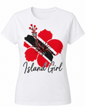 🇹🇹 Island Girl Hibiscus T-Shirt | Trinidad & Tobago Collection