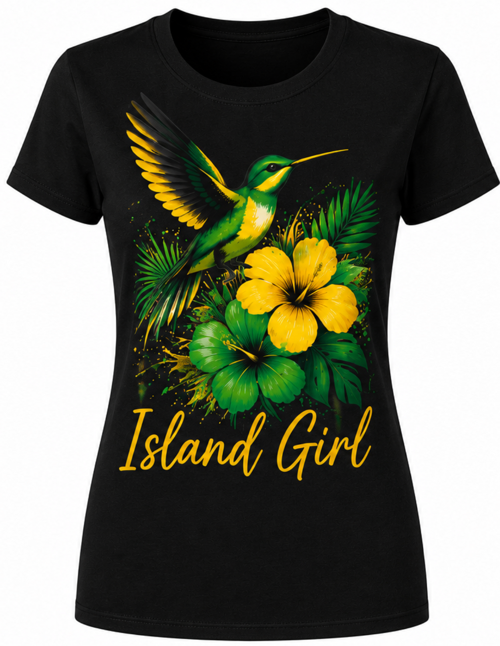 🇯🇲 Island Girl Hummingbird T-Shirt | Jamaica Collection
