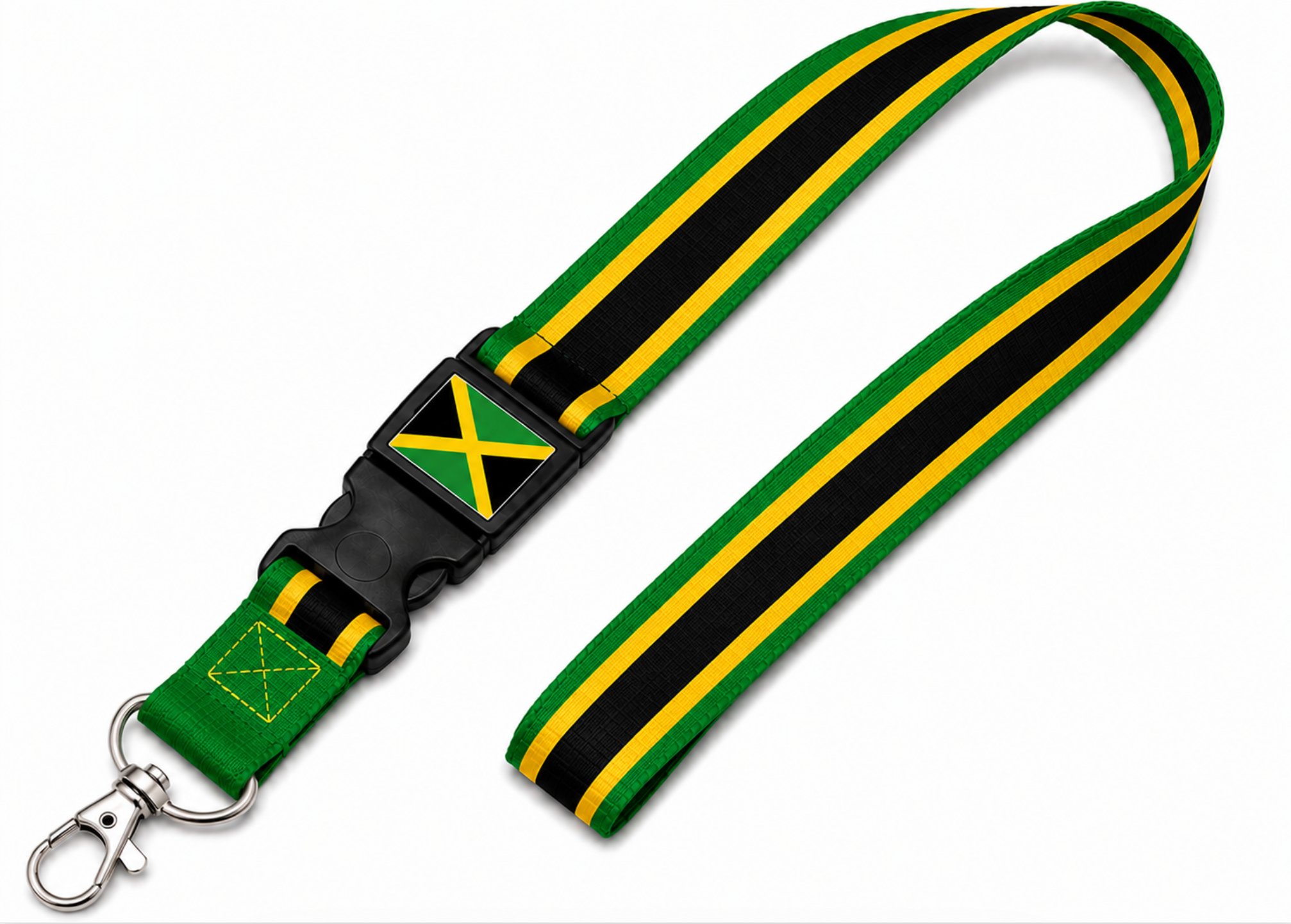 Jamaica Flag Lanyard | Premium 100cm