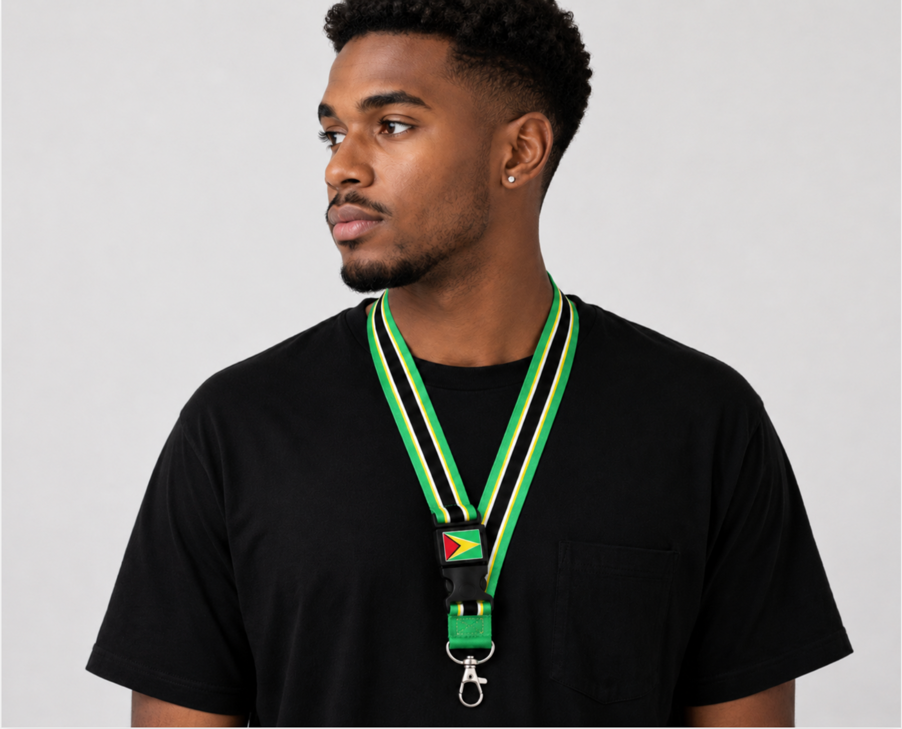 Guyana Flag Lanyard | Premium 100cm